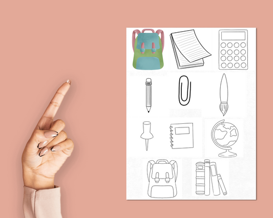 School Sticker Sheet | Royalty Luxury Health and Beauty