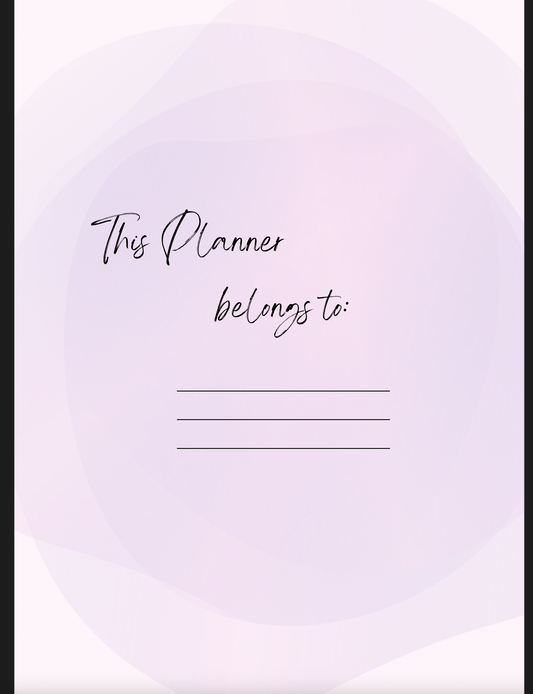 Daily Wellness Planner