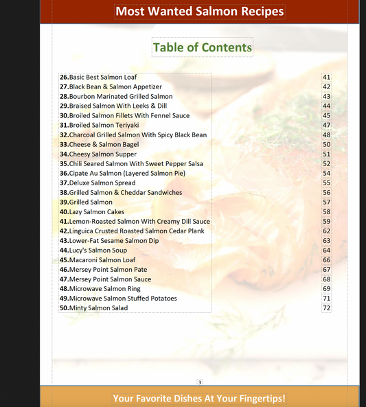 Most Wanted Salmon Recipes