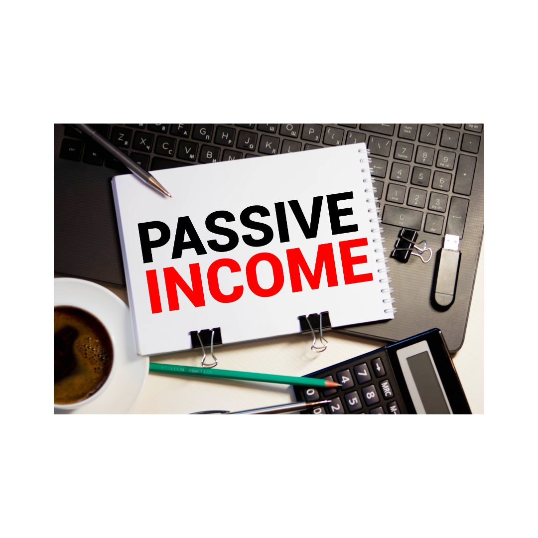 Passive Profits eBook featuring passive income ideas, rental income, dividends, affiliate marketing, digital products, side hustles, and recurring income strategies