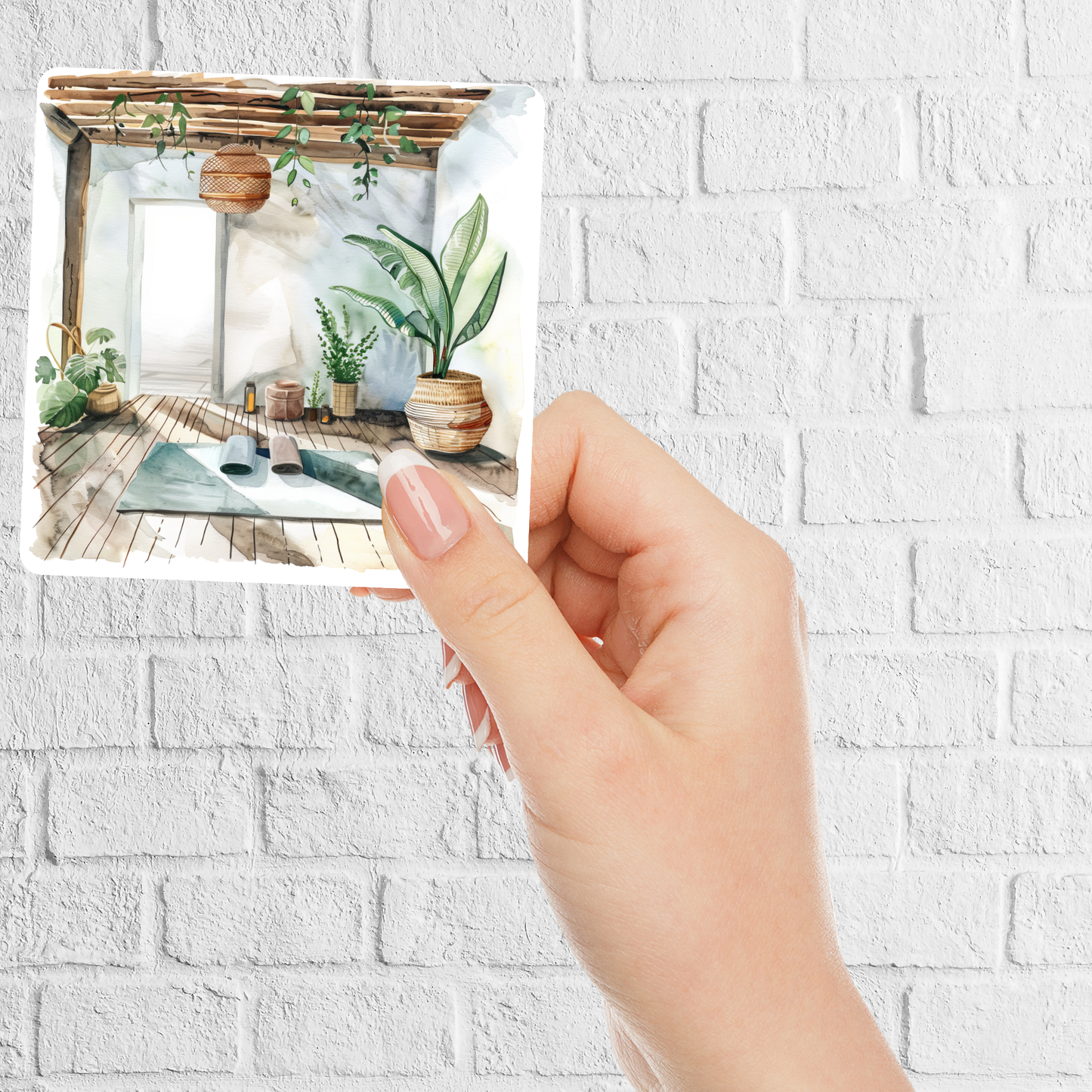 Yoga Sticker Sheet | Royalty Luxury Health and Beauty