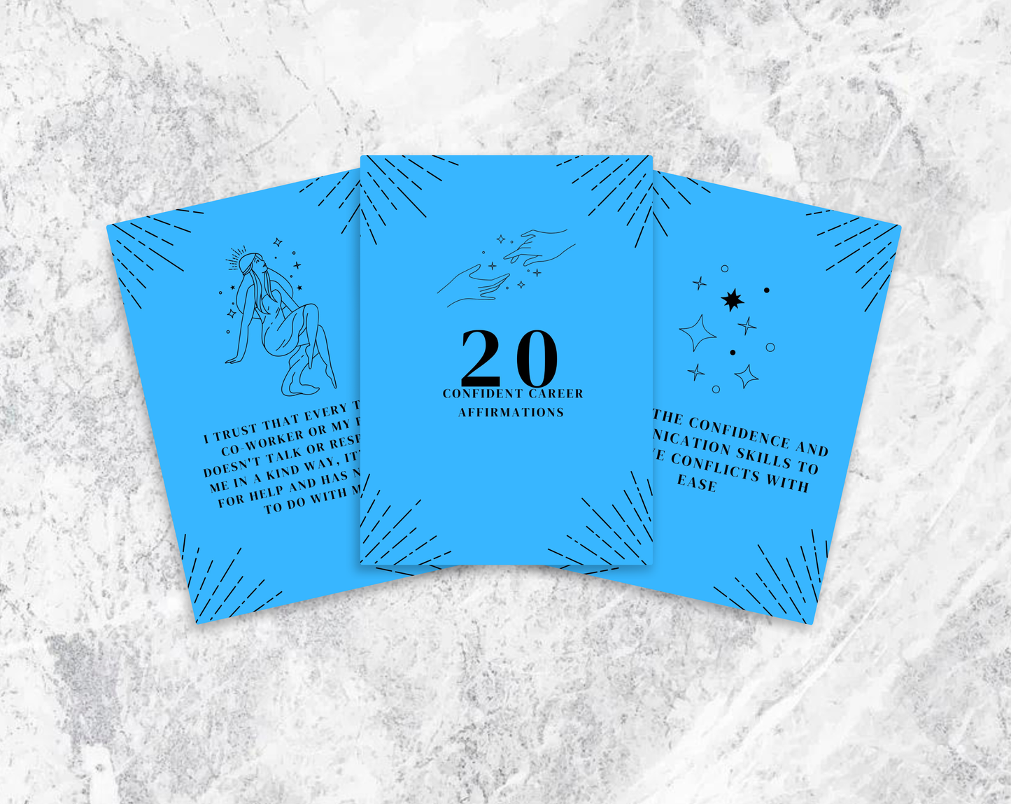 20 Confident Career Affirmation Cards