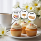 70th Birthday Cupcake Toppers Man