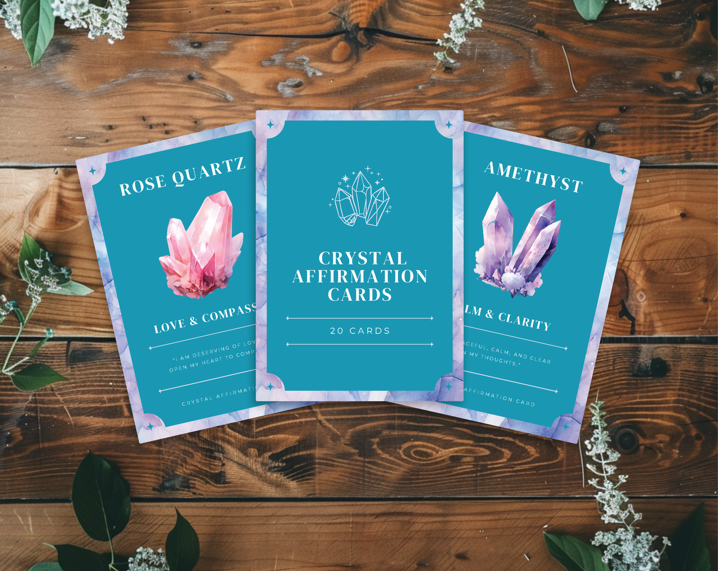 Crystal Affirmation Cards