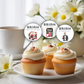 50th Birthday Cupcake Topper Man