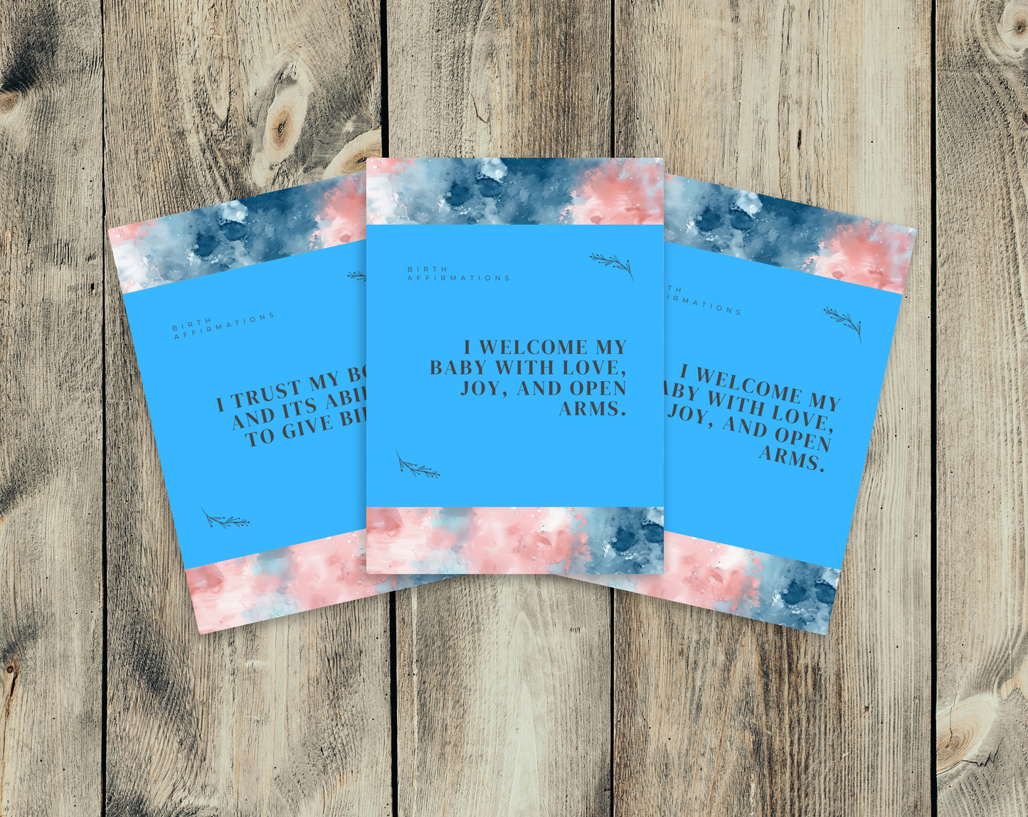 30 Birth Affirmation Cards