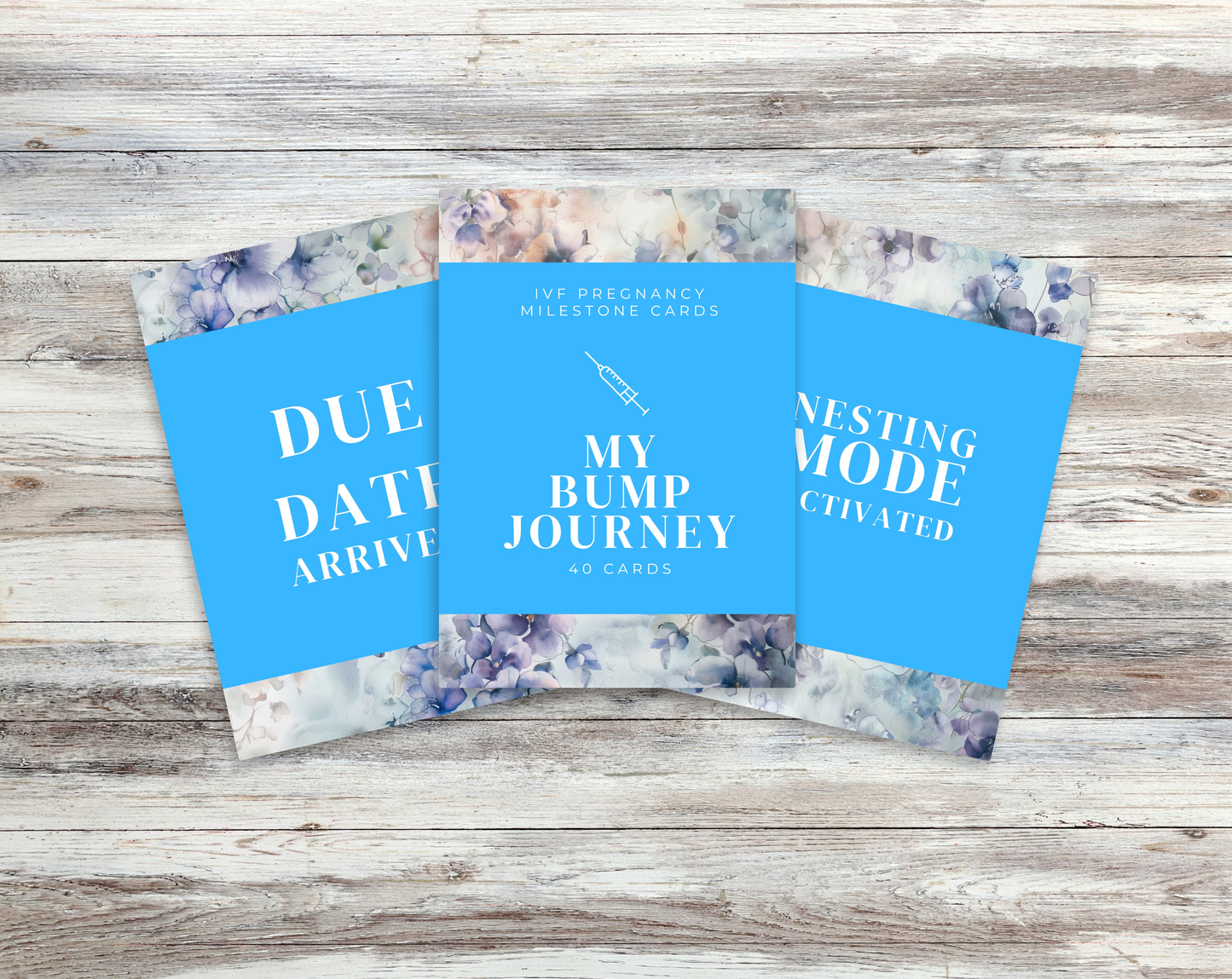 40 IVF Pregnancy Milestone Cards