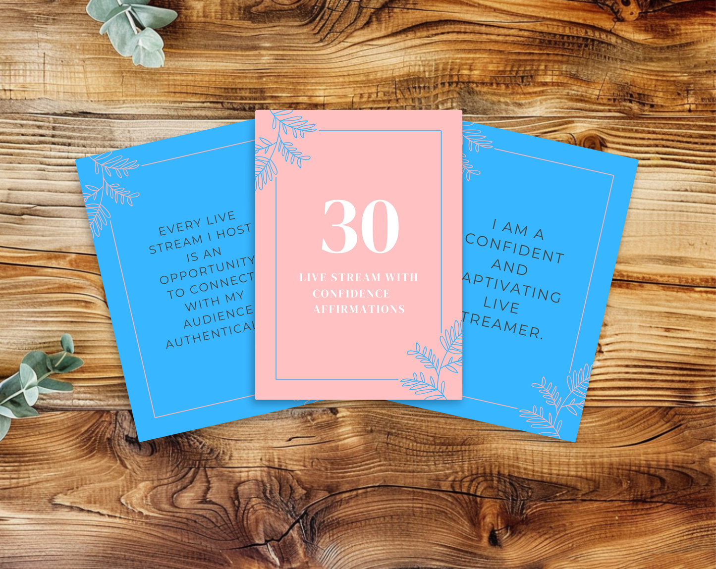 30 Streamer Affirmation Cards