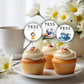 7th Birthday Cupcake Toppers Girl