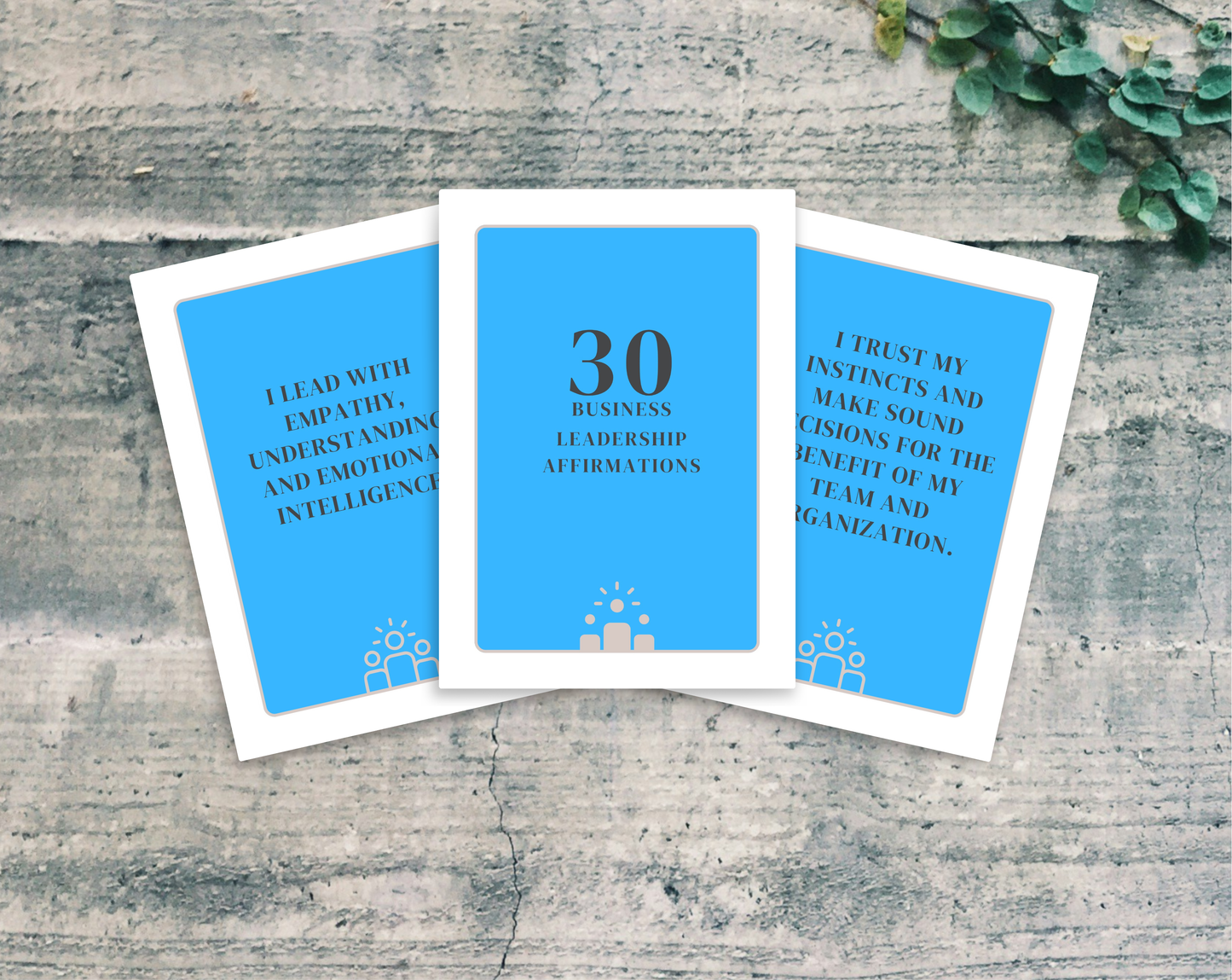 30 Business Leadership Affirmation Cards