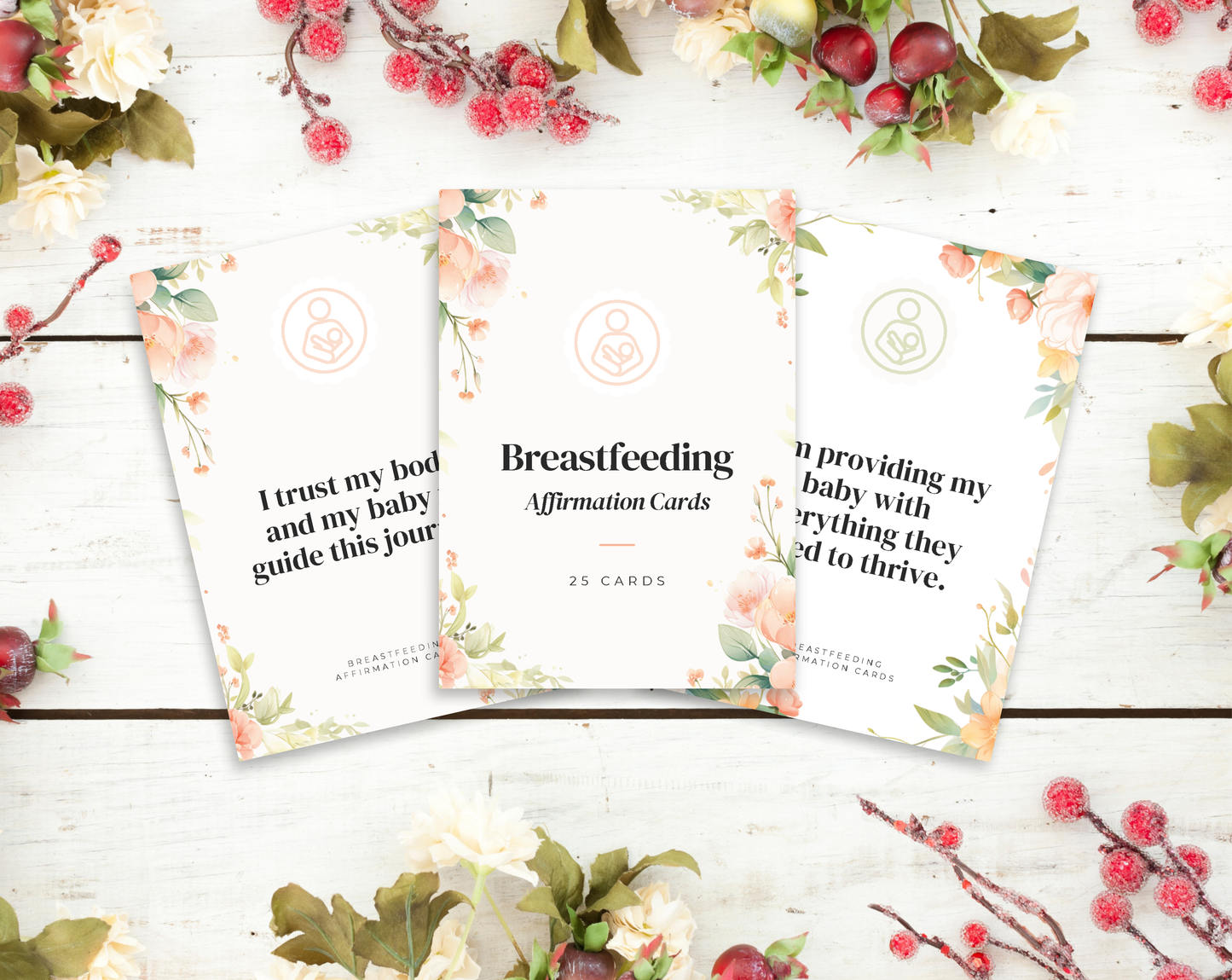 25 Breastfeeding Affirmation Cards