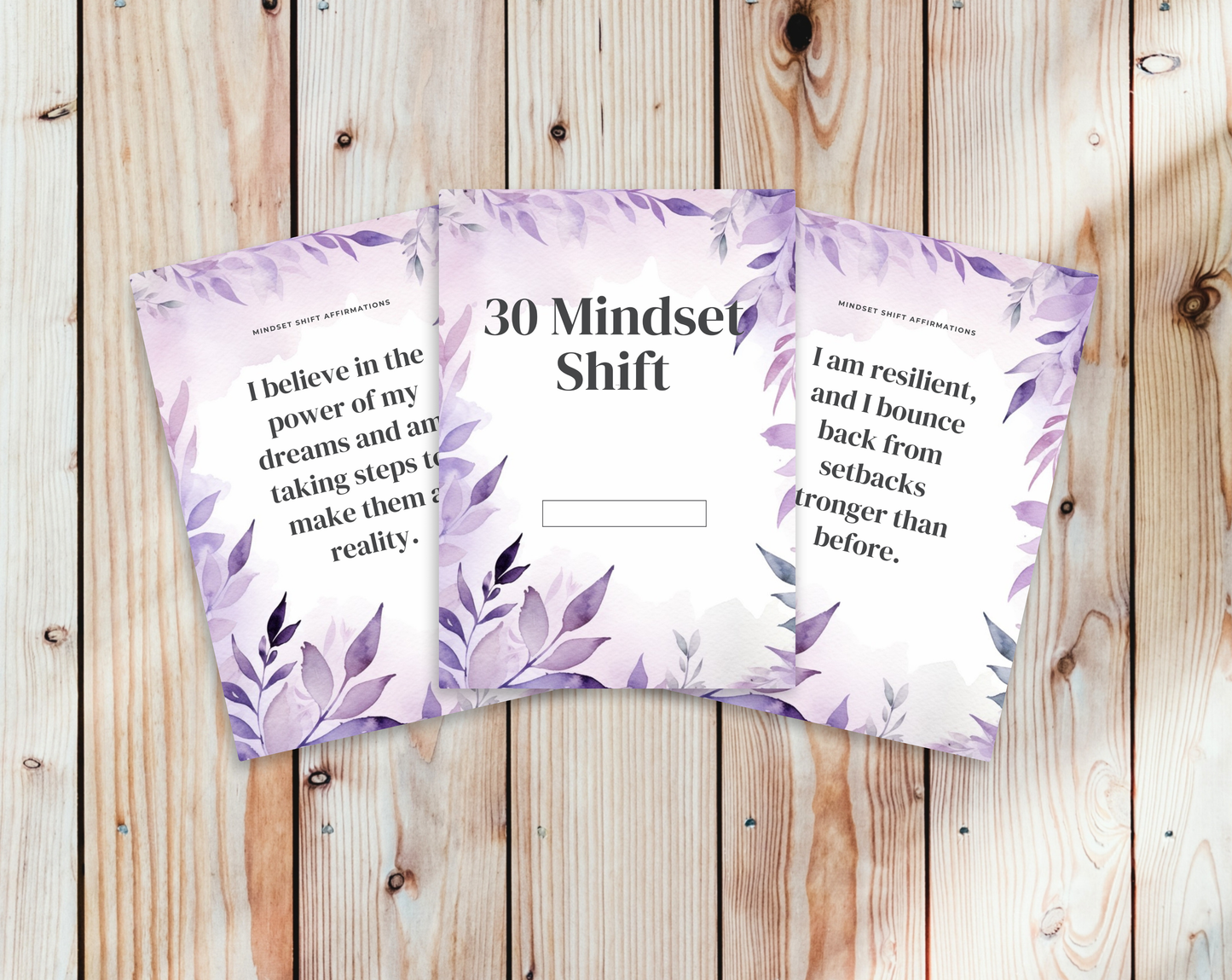 Mindset Shift Affirmation Cards