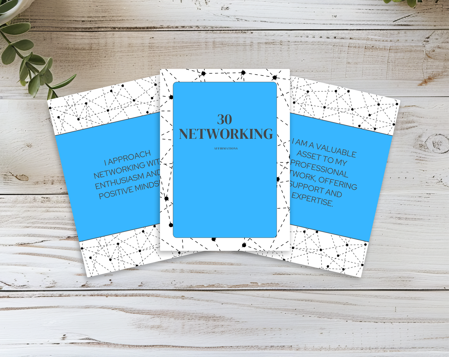 30 Networking Affirmation Cards