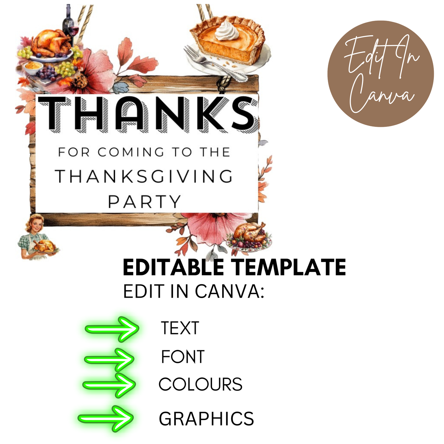 Thanksgiving Thank You Tag