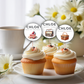 70th Birthday Cupcake Toppers Girl