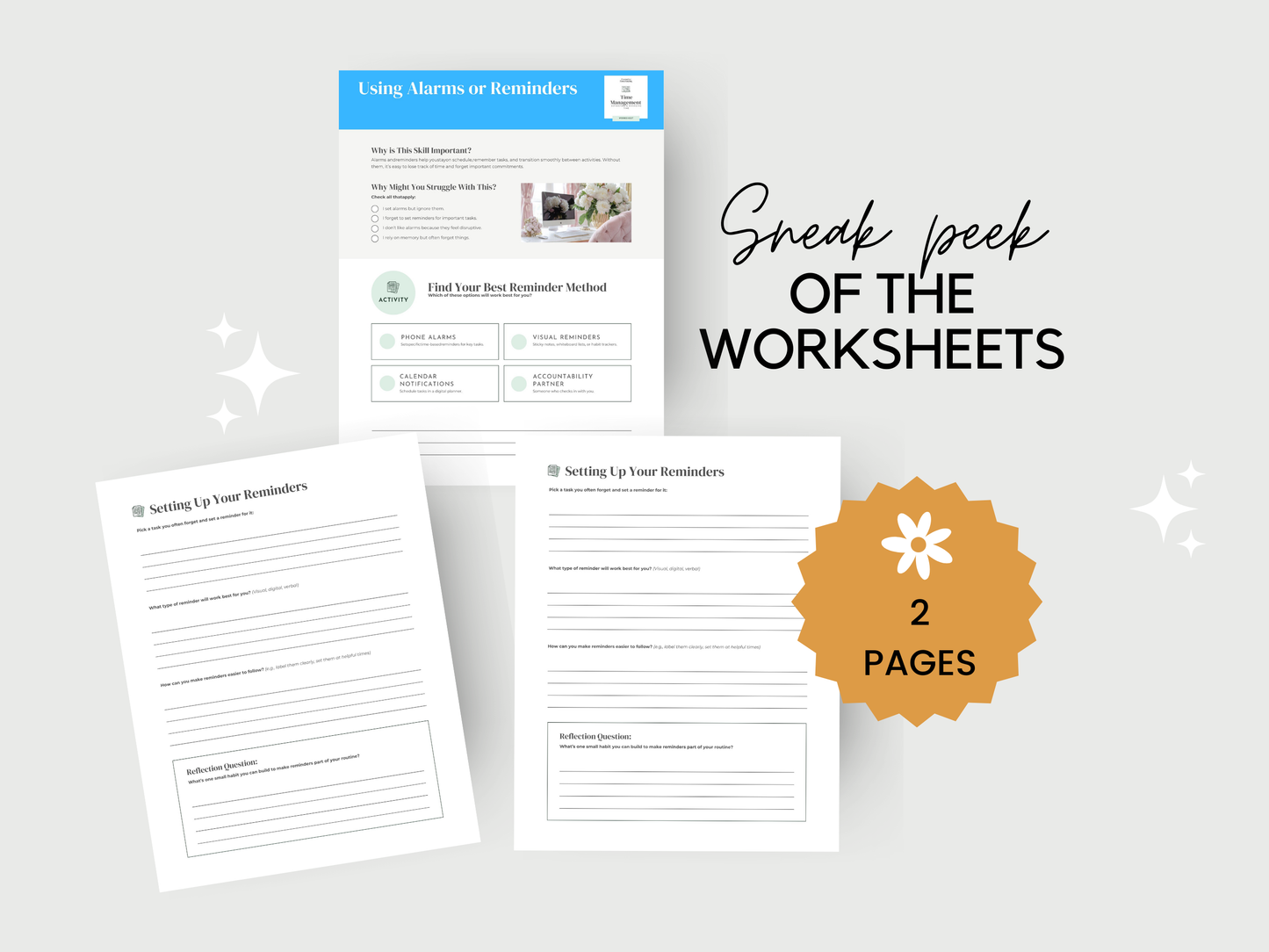 Using Alarms or Reminders