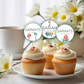1st Birthday Cupcake Toppers Girl