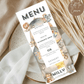 10th Birthday Menu