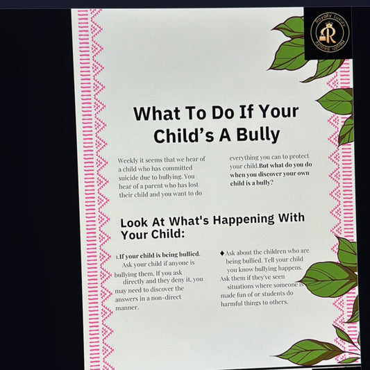 What To Do If Your Child's A Bully