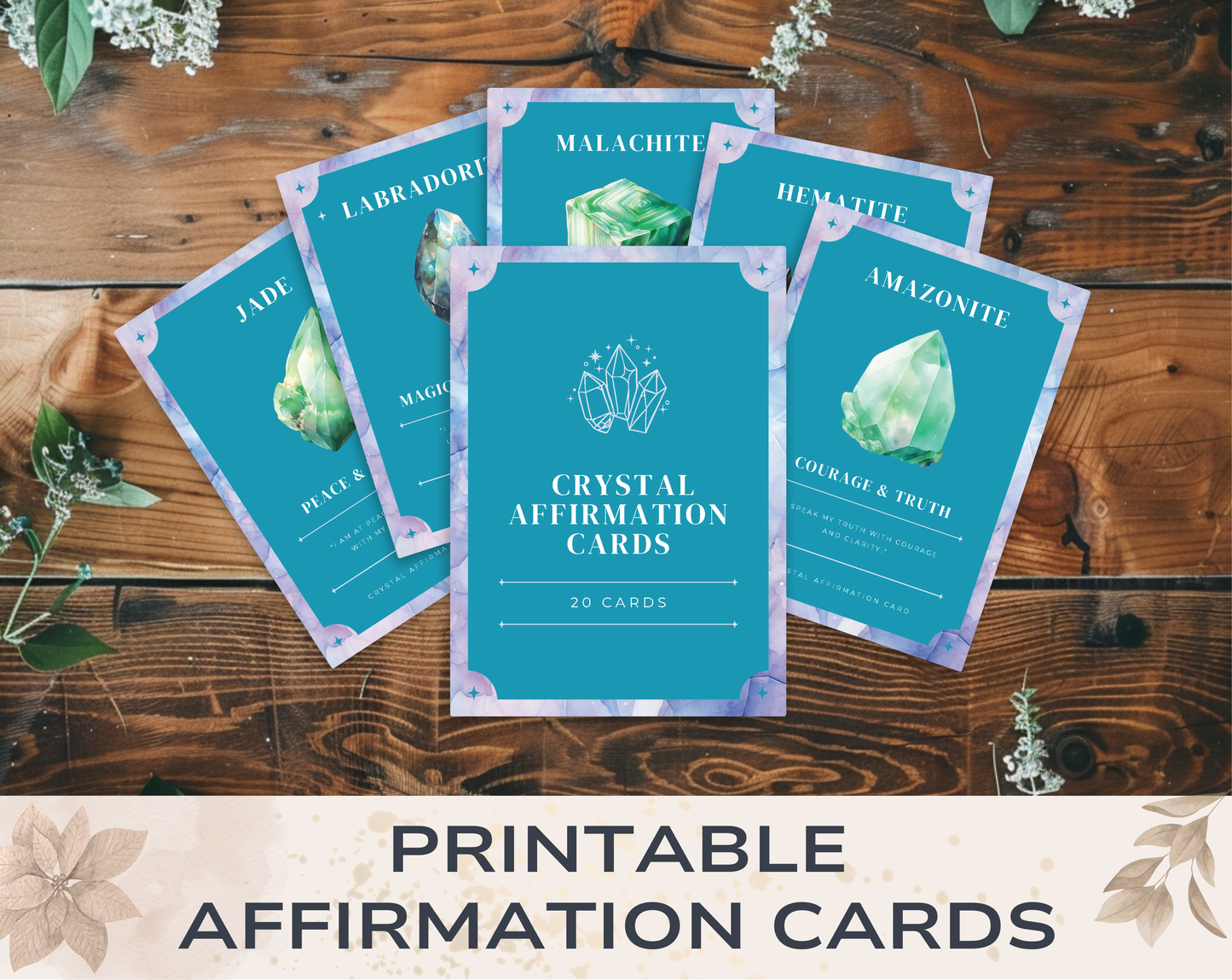 Crystal Affirmation Cards