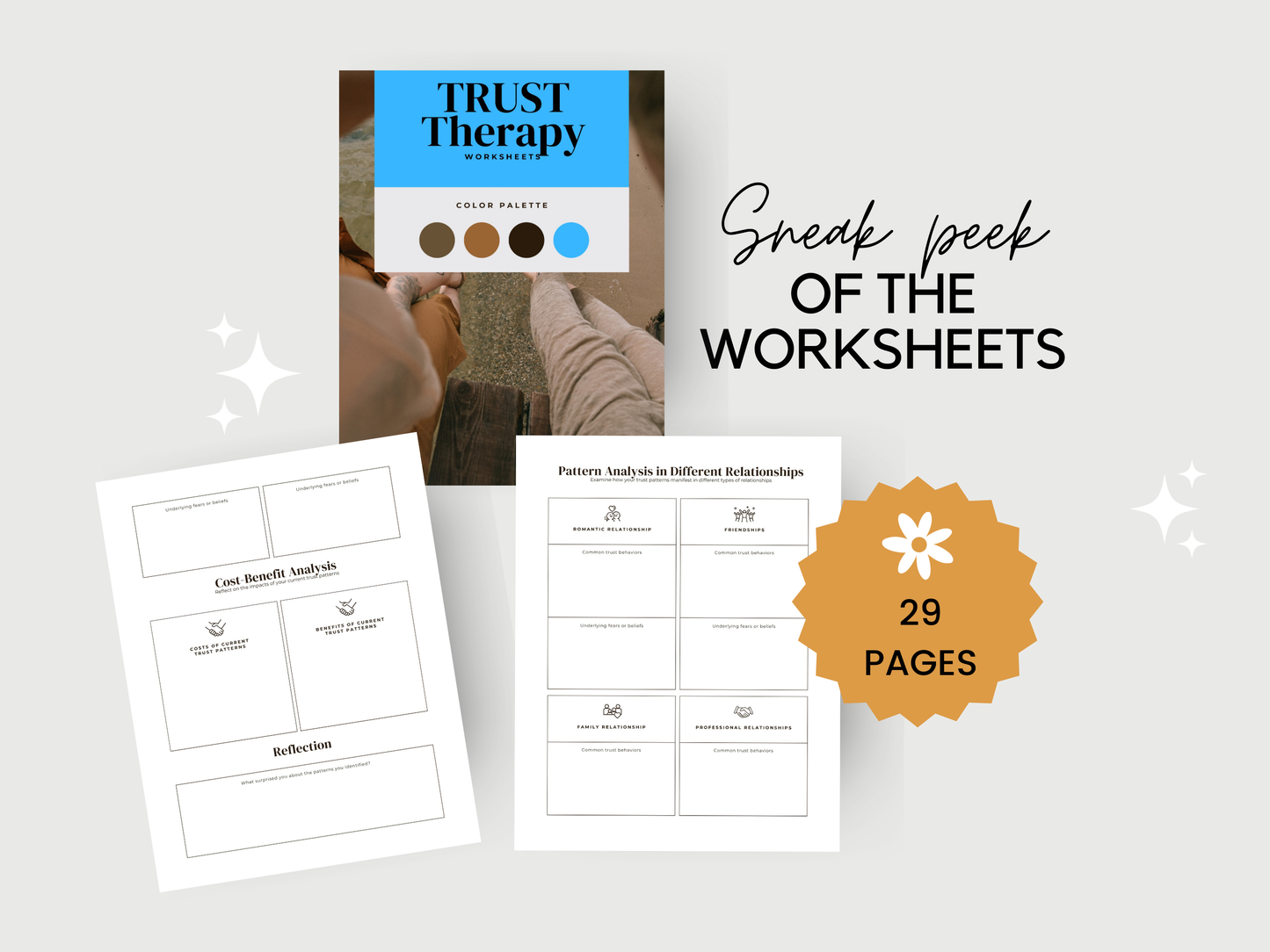 Trust Therapy Worksheets