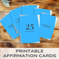 25 Manifestation Affirmation Cards