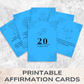 20 Confident Career Affirmation Cards