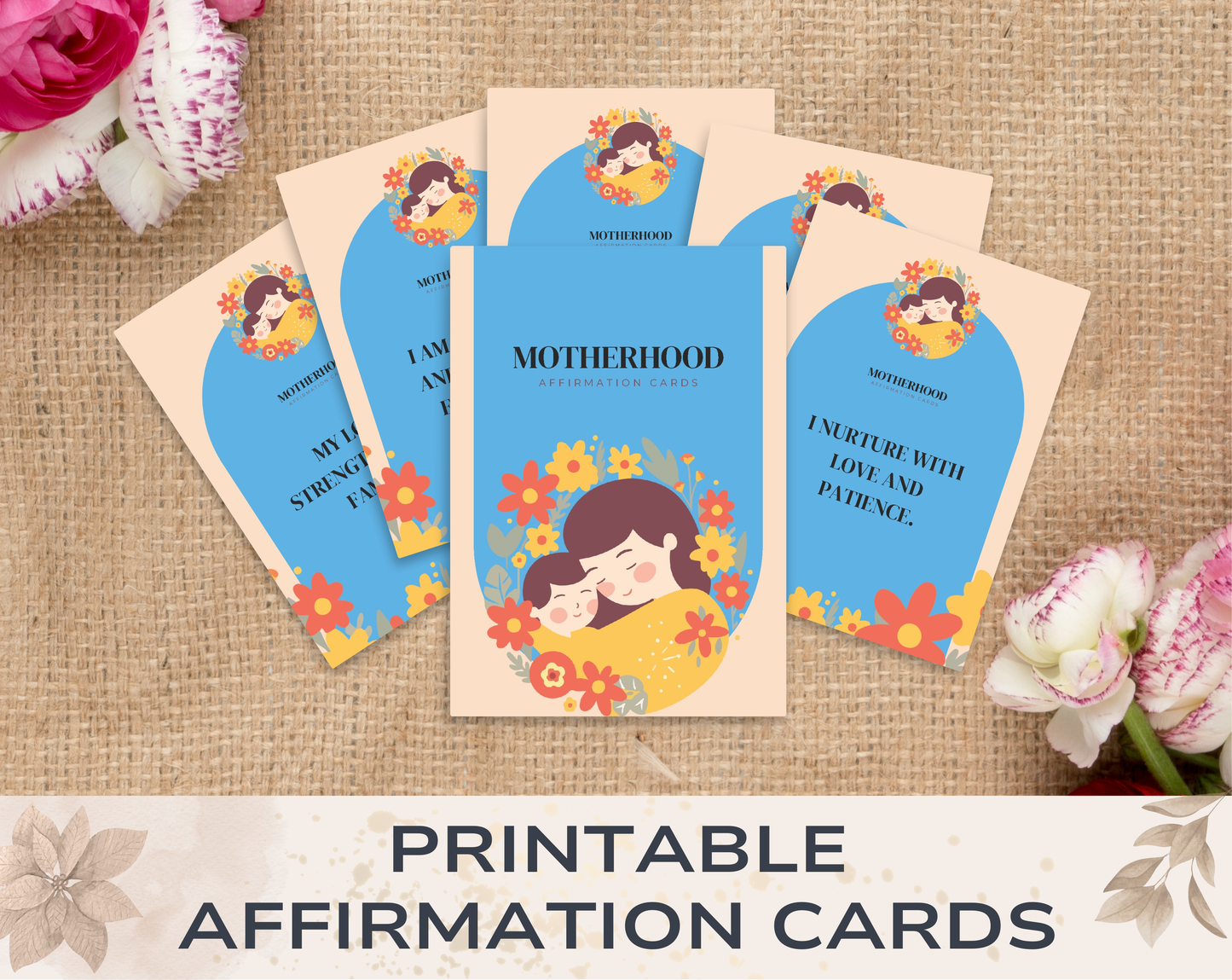 55 Motherhood Affirmation Cards