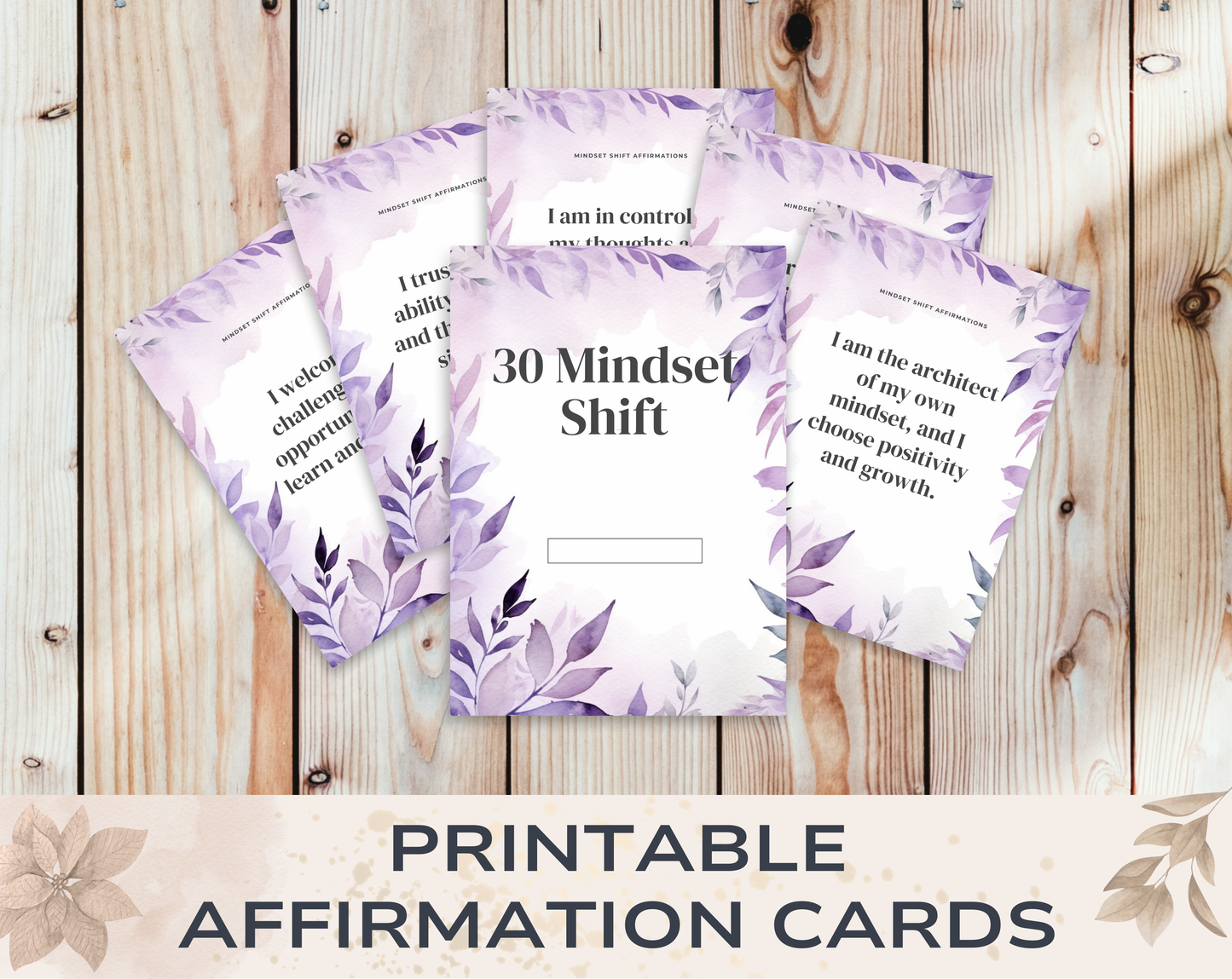 Mindset Shift Affirmation Cards
