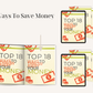 Ways To Save Money