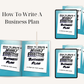 How To Write A Business Plan