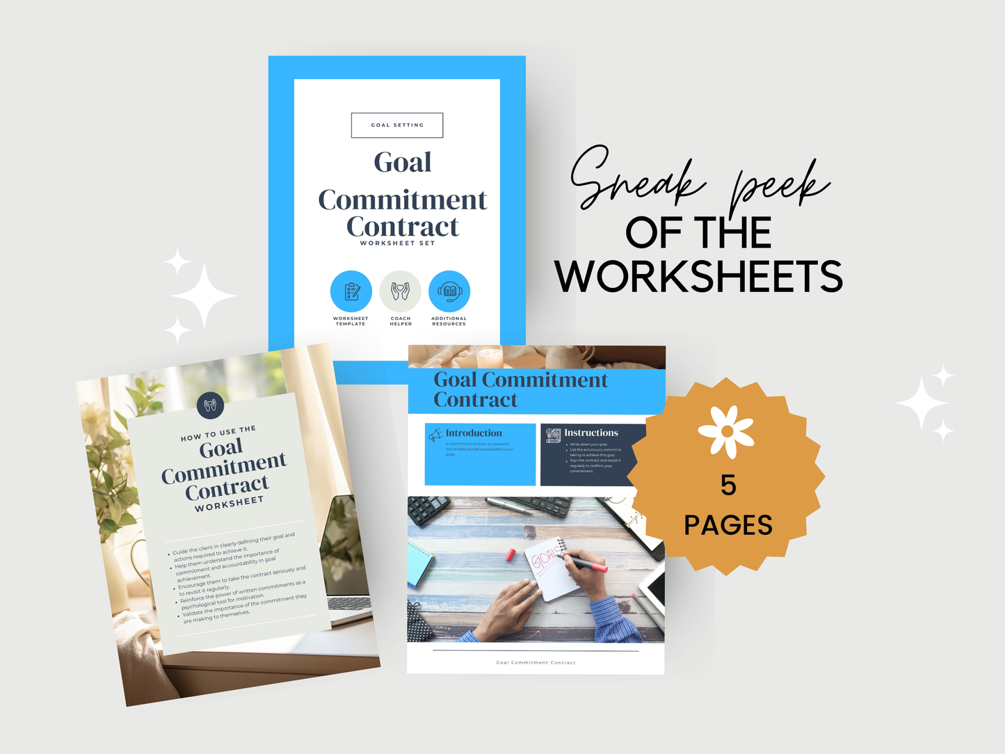 Goal Commitment Contract Worksheets