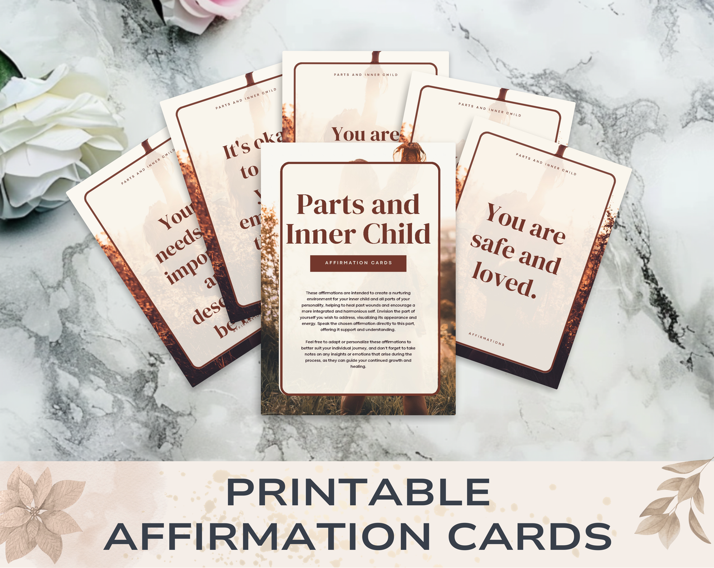 35 Parts and Inner Child Affirmation Cards