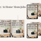 Stay At Home Mom Jobs