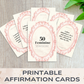 50 Feminine Affirmation Cards