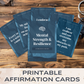 90 Mens Daily Affirmation Cards