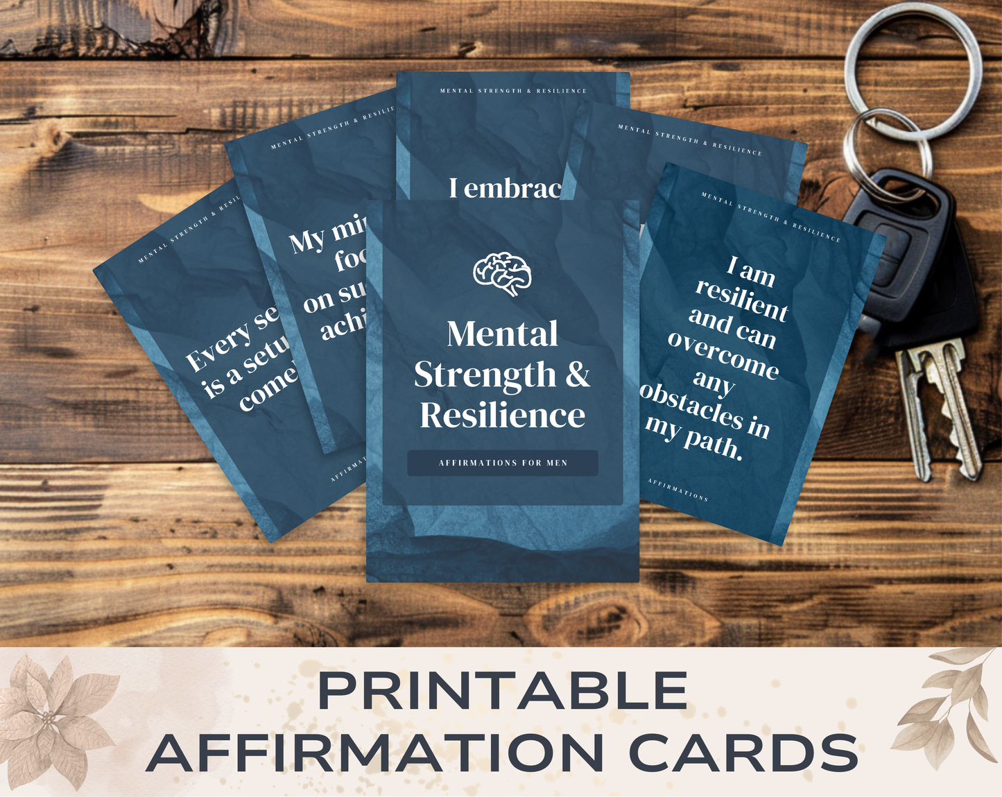 90 Mens Daily Affirmation Cards