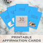 30 Business Burnout Affirmation Cards