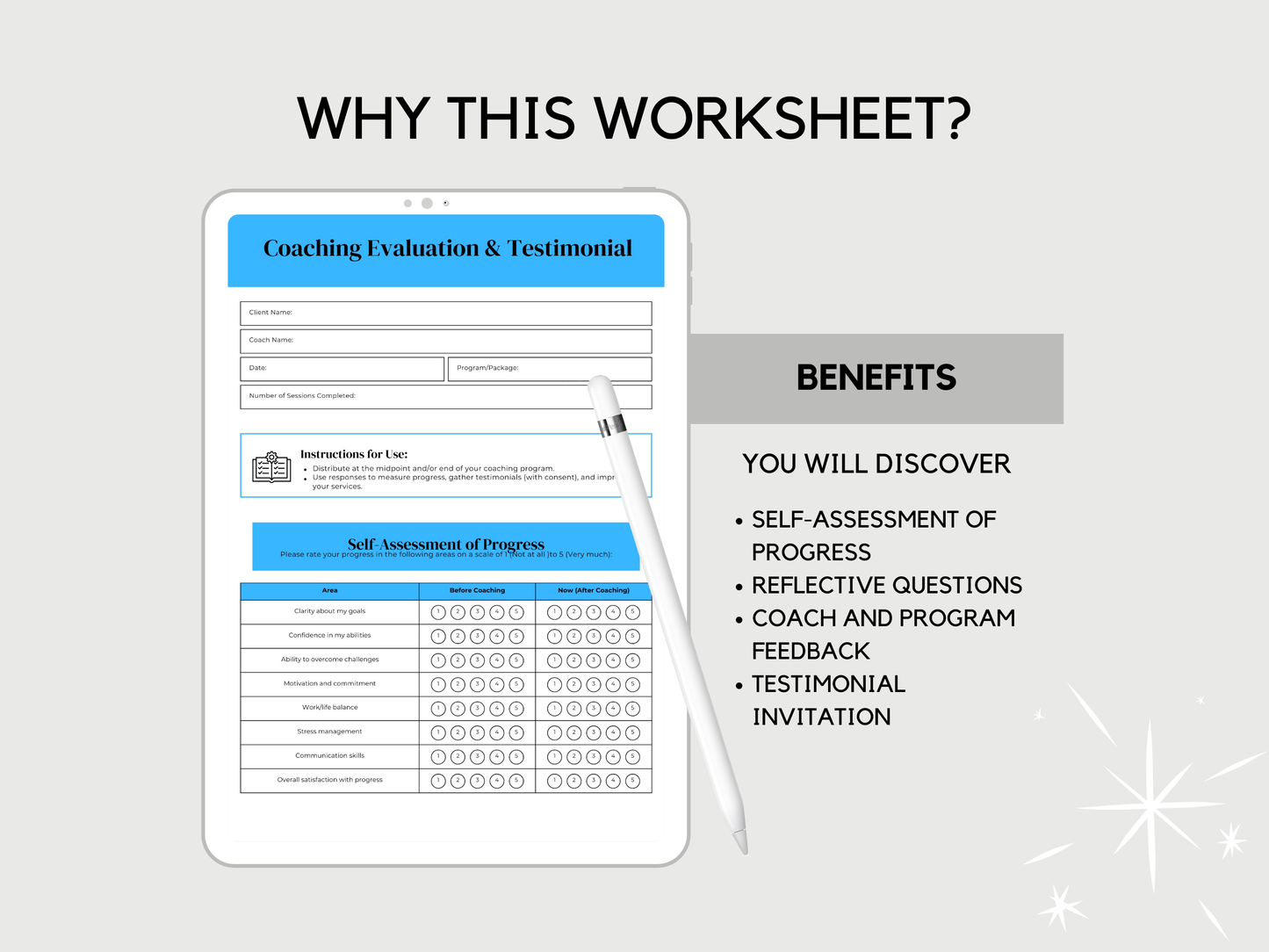 Coaching Evaluation Template