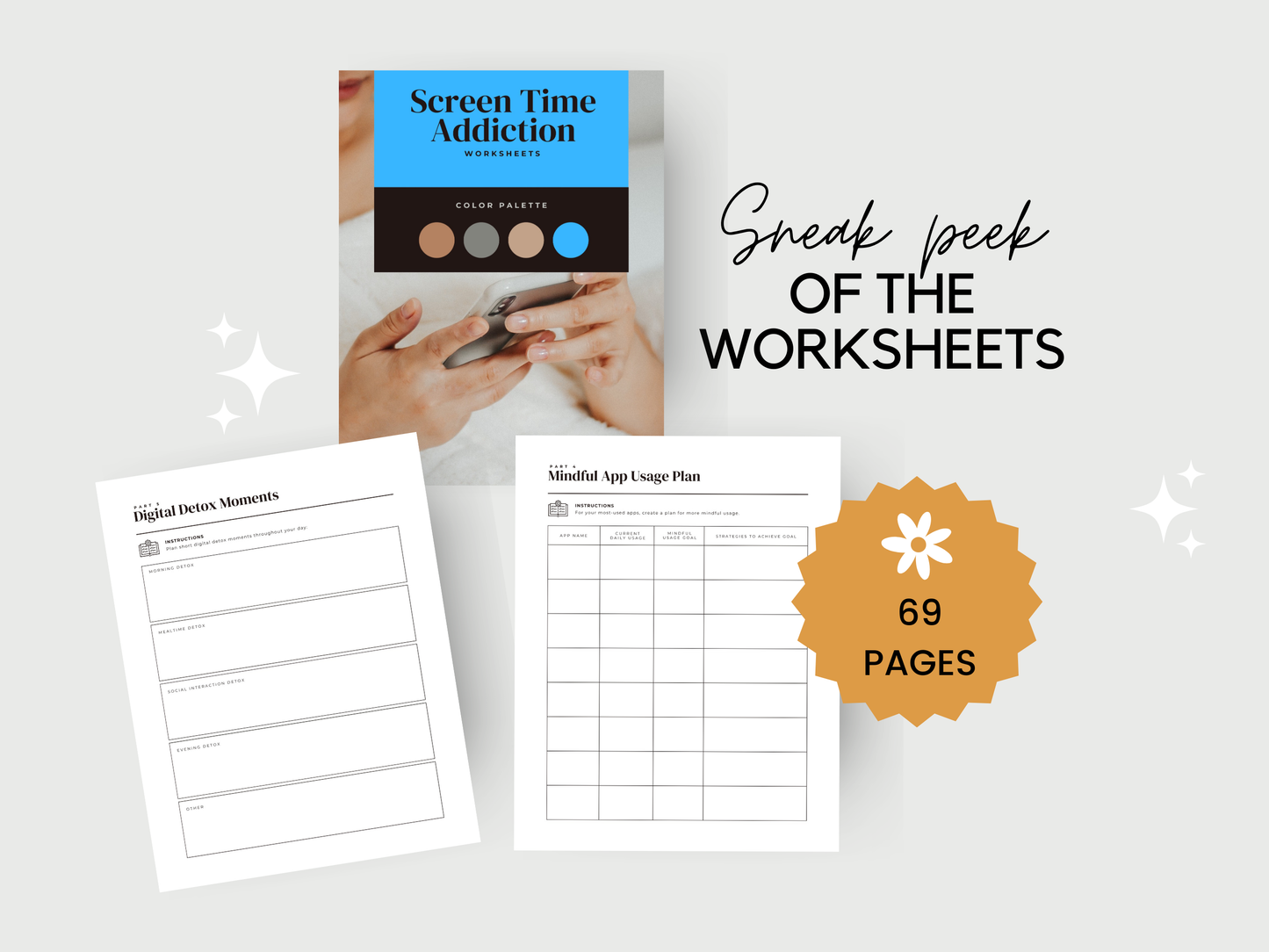 Screen Time Addiction Worksheet