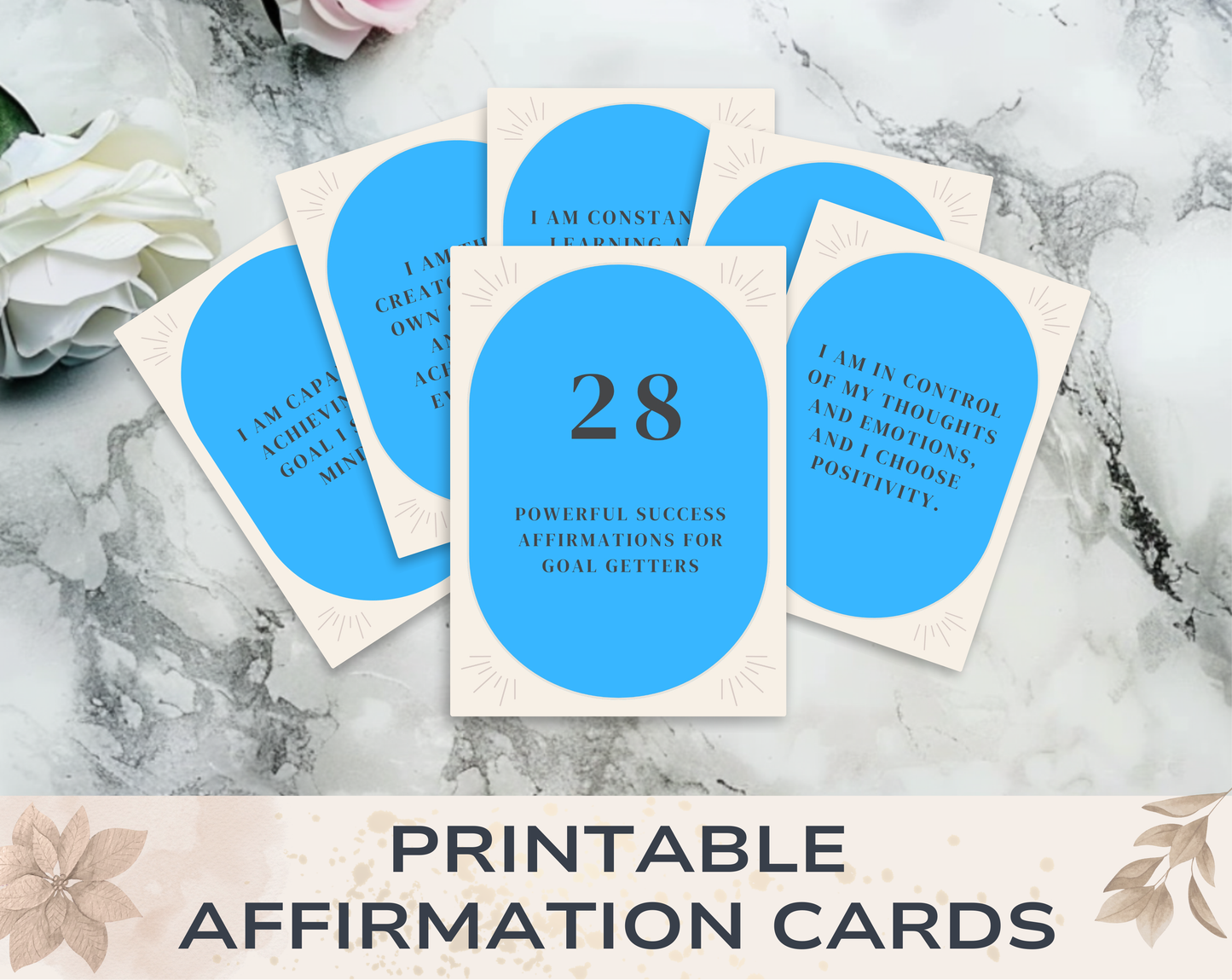 28 Goal Getter Affirmation Cards