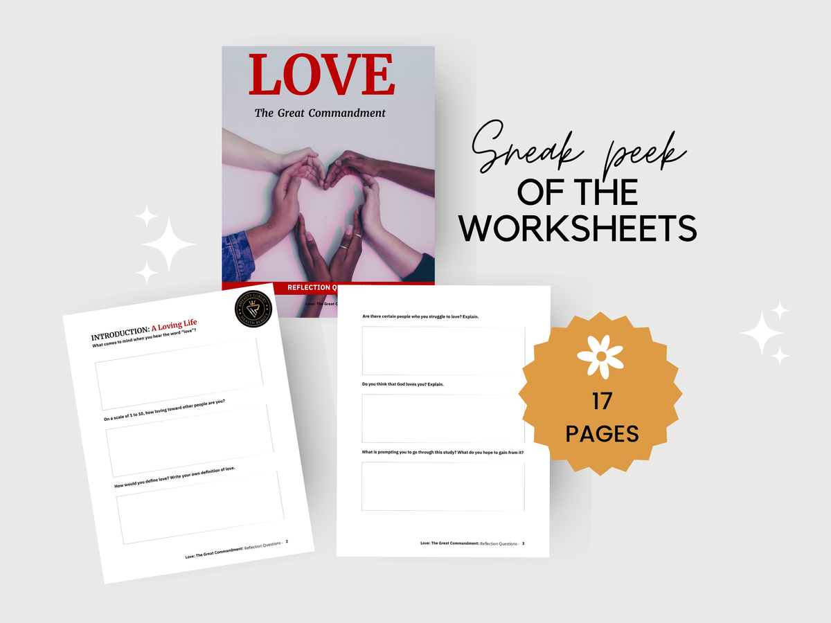 Great Commandment Bible Study Worksheet