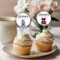 9th Birthday Cupcake Toppers Girl