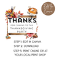 Thanksgiving Thank You Tag