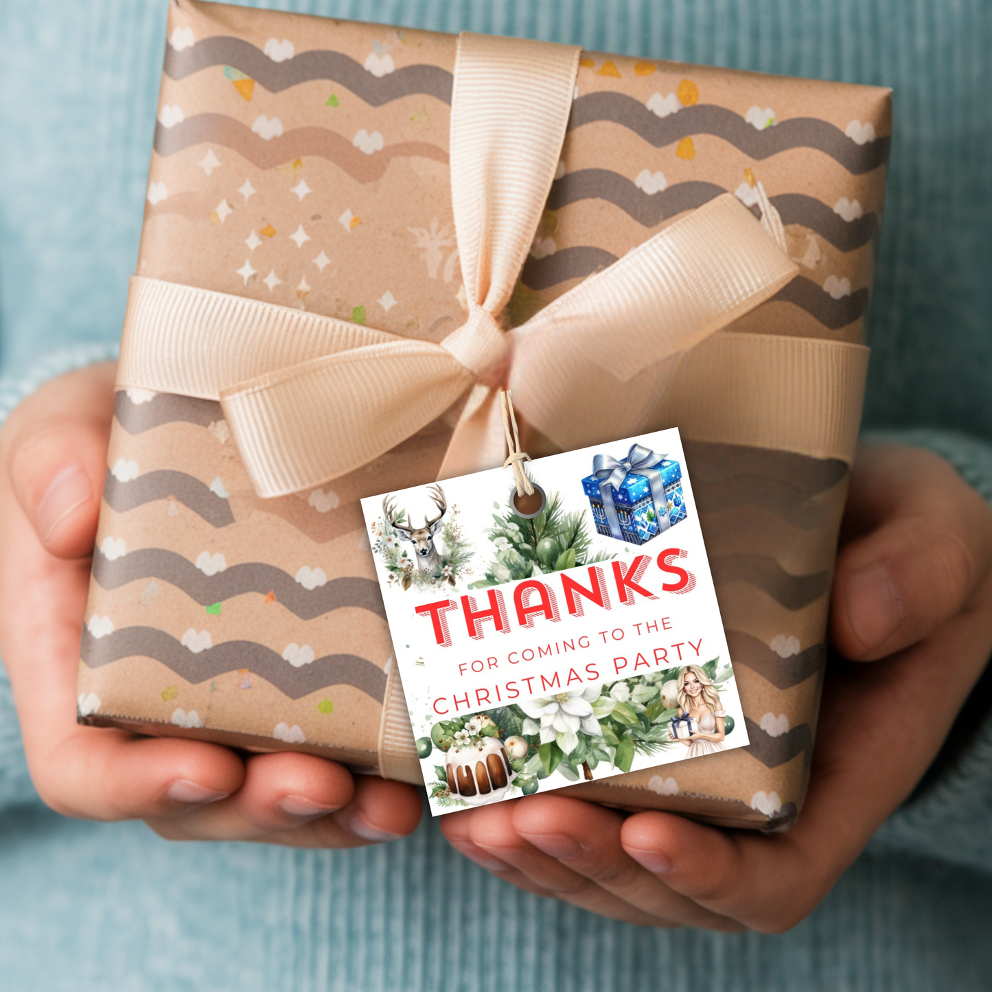 Christmas Thank You Tag