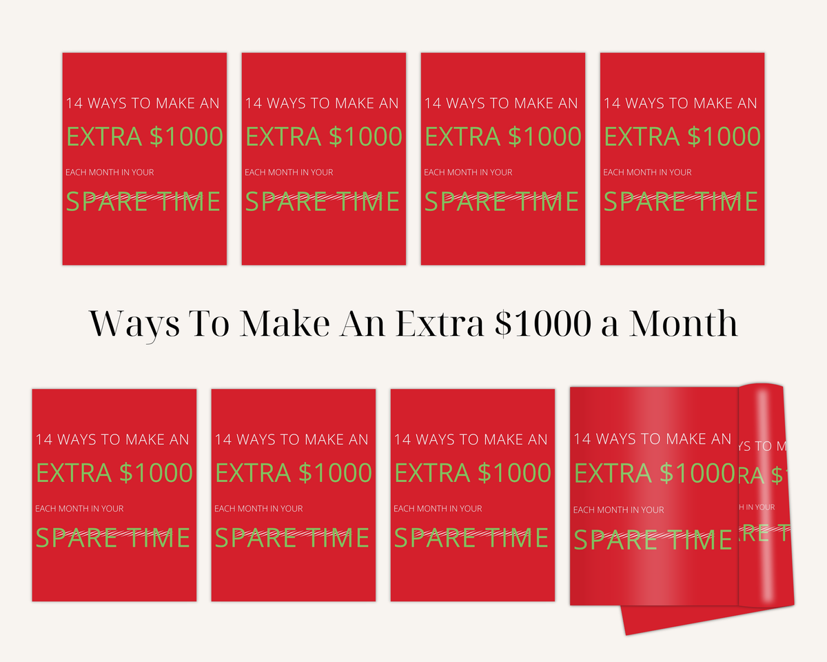 Ways To Make An Extra $1000 a Month