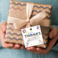 6th Birthday Thank You Tag