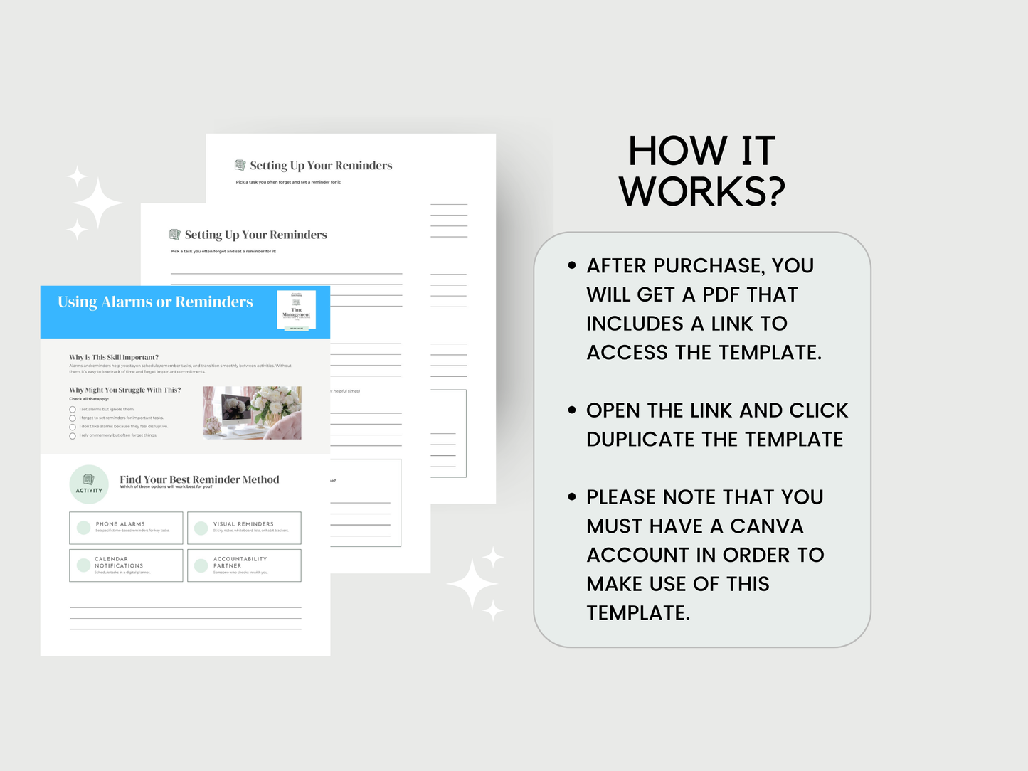 Using Alarms or Reminders