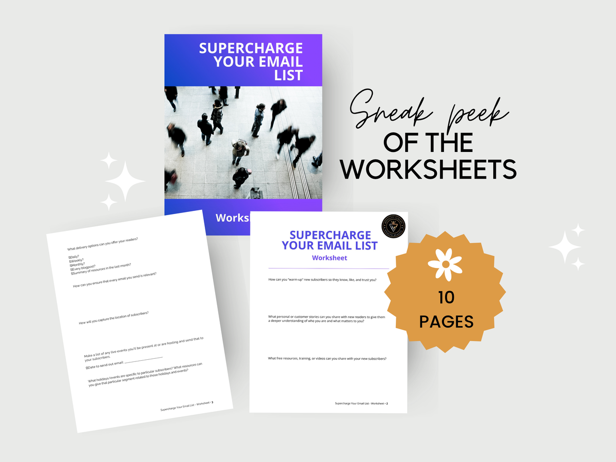 Email Marketing Worksheet