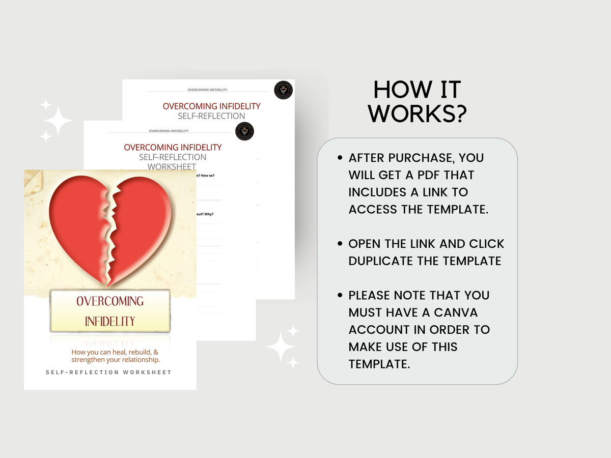Overcoming Infidelity Worksheet